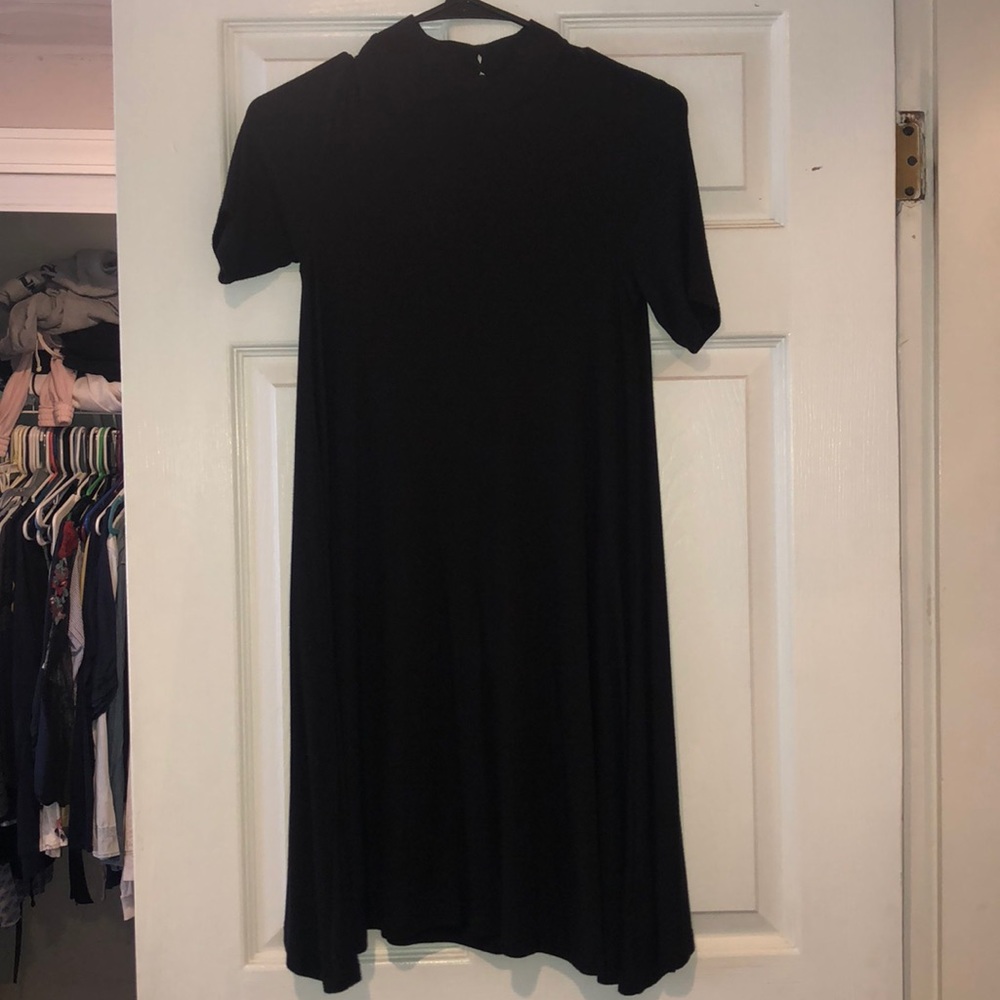 Black dress.
